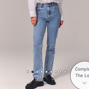 NWT Abercrombie 90’a straight leg jean